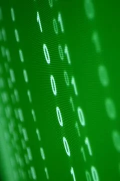 Green data space Foto stock