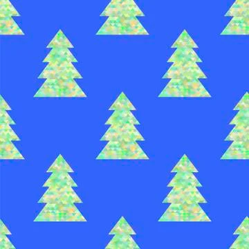 Green Decorative Seamless Pattern 스톡 일러스트