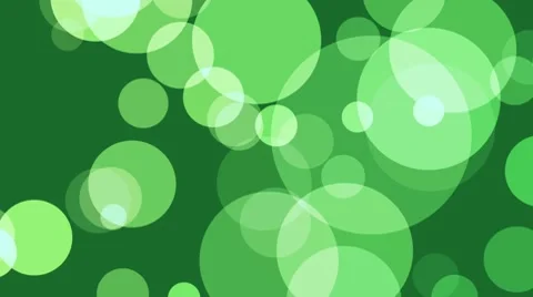 Green defocused circles Stock Footage 8686080