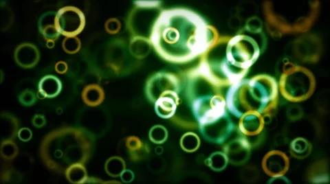 Green Defocused Circles Vídeos de archivo 40885656