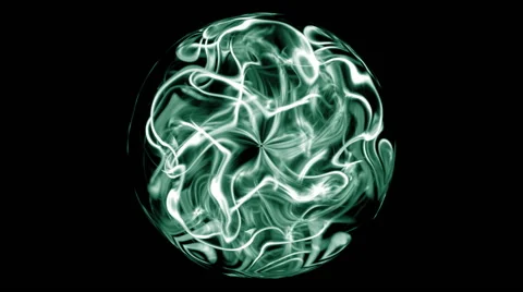 Green deformed abstract Stock Footage 65802905