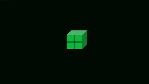 Green Delivery Box Assemble Flat Design Animation 库存影片 342611537