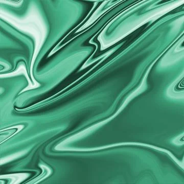 Green Dense Liquid Surface Luxury Fabric Texture Graphic Background Stock Illustration