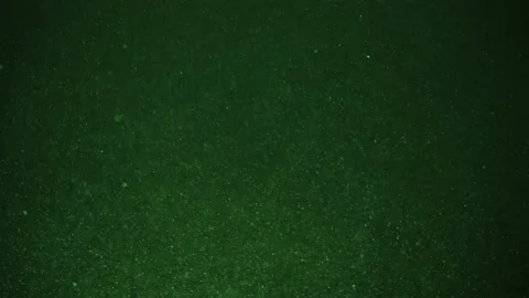 Green densely dust particles and fly in the air 動画素材 233631467