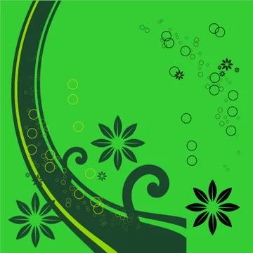 Green design background pattern Stock Illustration