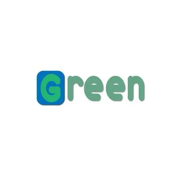 Green design logo Stock Illustration
