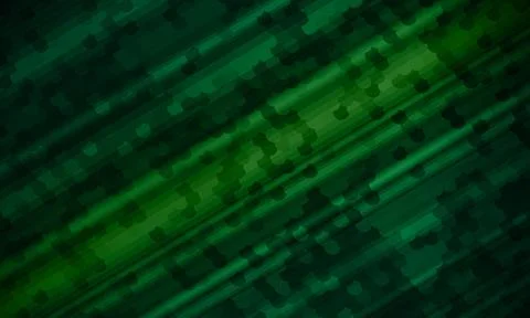 Green diagonal striped abstract background with blur dots circle. elegant Stock Illustration