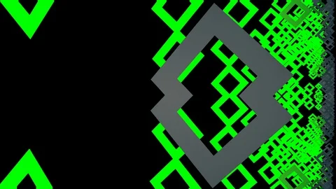 Green Diamond Digital abstract background Stock-Footage 104456842