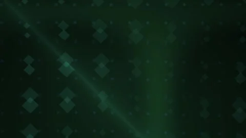 Green diamond pattern on dark background. Stock Footage 340031550