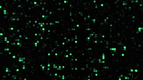 Green Digital Abstract 4K Looping Background Video Stock Footage 171447185