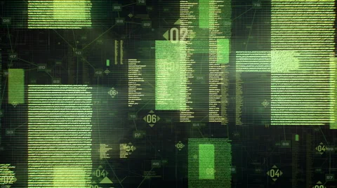 Green digital art 스톡 동영상 54097404