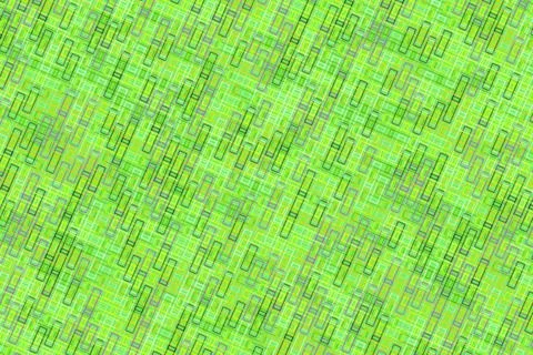 Green digital code pattern with glowing lines and numbers Stock-Fotos