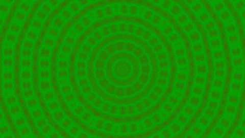 Green digital concentric circles pattern with glowing effects Stock-Illustration