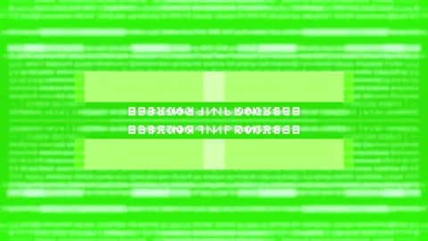Green Digital Data Streams Abstract Background with Glitch Text Lines Stock-Footage 347450224