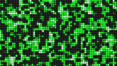 Green Digital Dots Motion Background Stock Footage 320851958