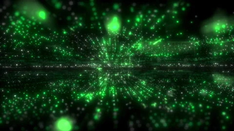 Green Digital Field Stock Footage 254953198