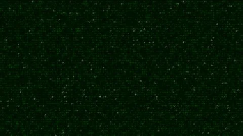 Green digital glitch abstract background Stock Illustration