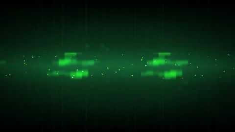 Green digital glyph characters scrolling seamless loop motion Stock Footage 344517783
