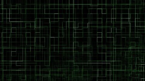Green Digital Grid Lines on Black Background image Stock Footage 317452761
