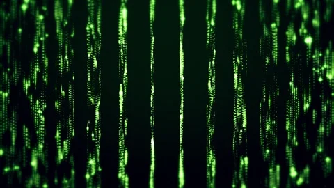 Green Digital Lines Stock Footage 295804875