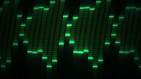 Green digital matrix code background display. Stock Footage 340031792