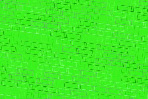 Green digital network background with floating lines and dots Иллюстрация