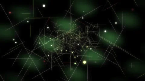 Green Digital Network Grid Abstract Motion Background Loop Stock Footage 335591472