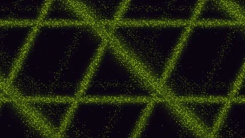Green Digital Particle Grid Network Background Animation 動画素材 344590340