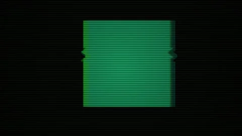 Green Digital Screen Displaying Horizontal Lines of Text. Stock Footage 333926846