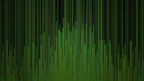 Green digital sound wave pattern animation. Stock Footage 334885049