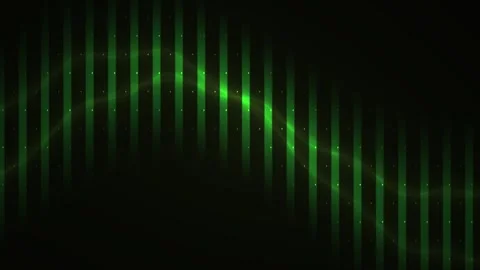 Green digital sound wave pattern animation. Stock Footage 335364990