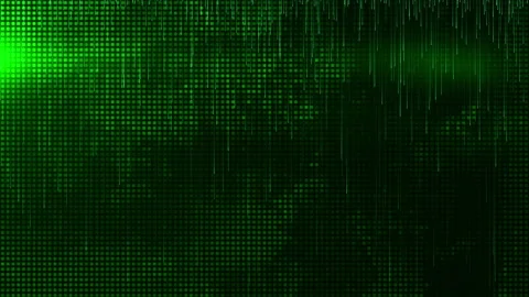 Green digital Square looped technology Background appears and disappears Stockbeeldmateriaal 263692368
