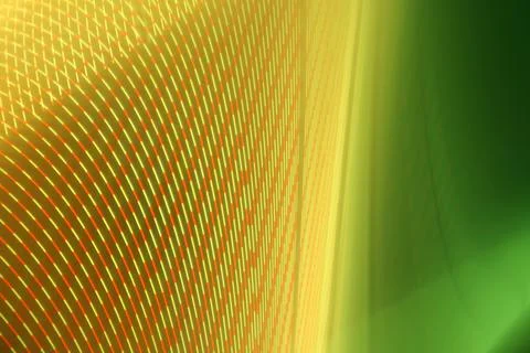 Green digital tech background design with abstract illuminated lines イラスト素材