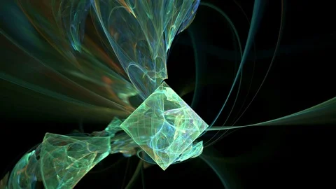 Green dimond pattern abstract motion background Stock Footage 71000918