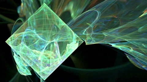 Green dimond pattern abstract motion background Stock Footage 91147393