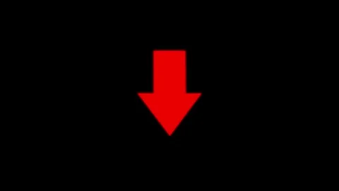 Green directional arrow icon.Direction arrow icon animation , left site arr.. Video stock 332583204
