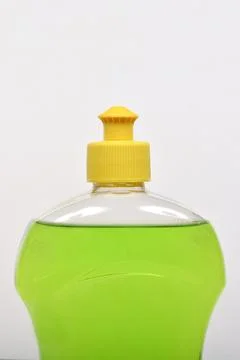 Green dish soap Stock Photos