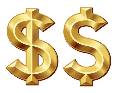 Green dollar Stock Illustration