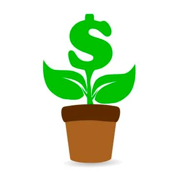Green dollar Stock Illustration
