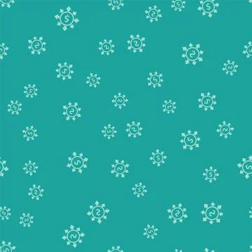 Green Dollar, share, network icon isolated seamless pattern on green background Ilustración de archivo