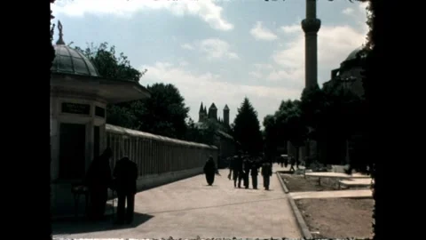 Green Dome Mosque Stock Footage 278040077