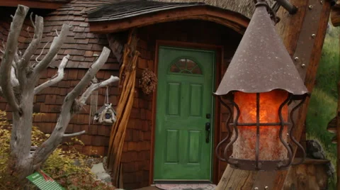 Green Door Stock Footage 40813155