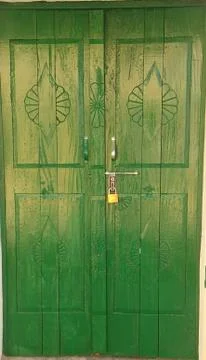 Green dor Stock Photos