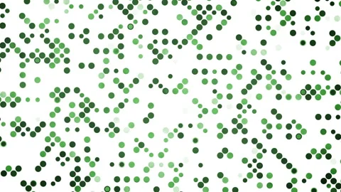 Green dot clusters forming diagonal patterns. Stock Footage 320613976