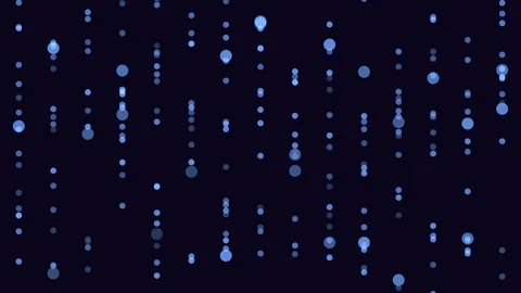 Green dot grid seamless pattern of small dots on a black background 스톡 동영상 281910440