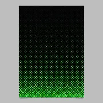 Green dot pattern brochure background 스톡 일러스트