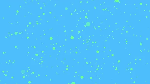 Green dot scatter on Blue background Stock Footage 151099081