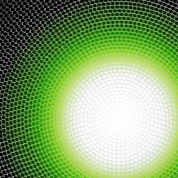 Green dots circle abstract background vector illustrations design Stock Illustration