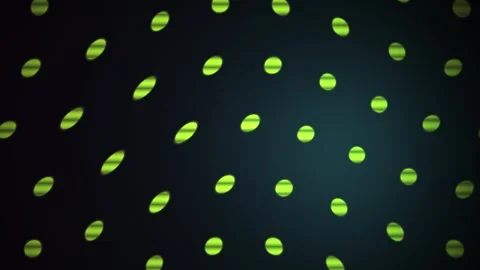 Green Dots Moving Dynamically on a Dark Gradient Background Creating Abstra.. Stock Footage 343712313
