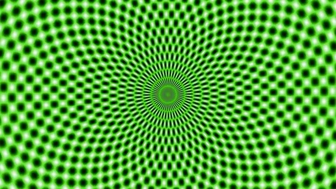 Green dots that ripple and pulsate from the center outward Stock Footage 339376591